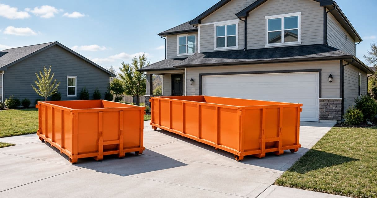 15 vs 20 yard dumpster: when should you size up?