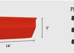 15 Yard Roll-Off Dumpster